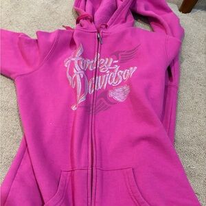 Pink Harley Davidson Zip up